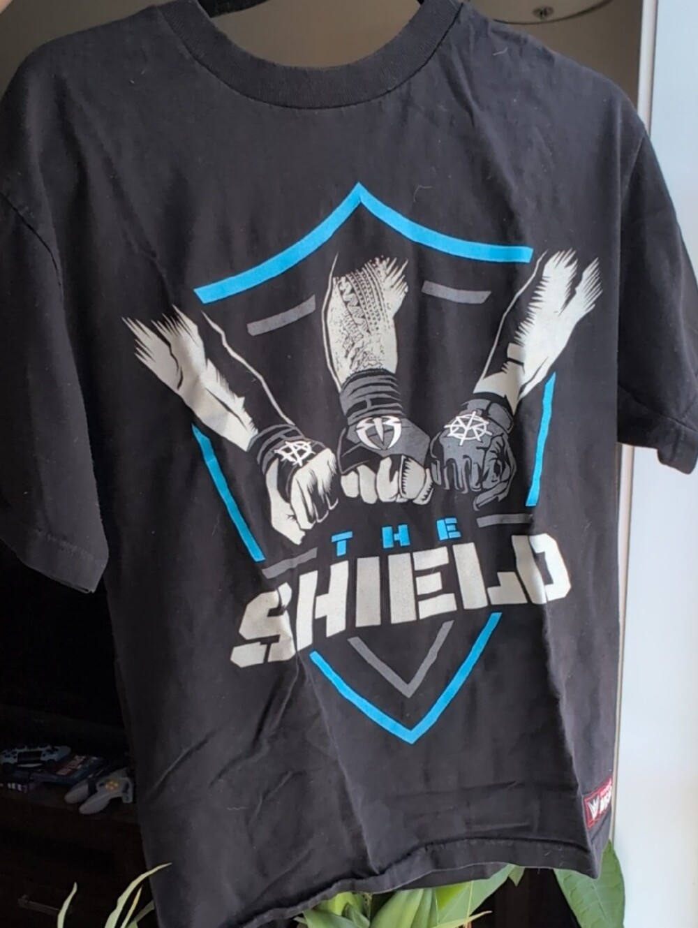 WWE The Shield - Black Authentic Graphic Tee
